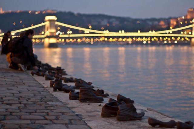 Shoes on the Danube Promenade