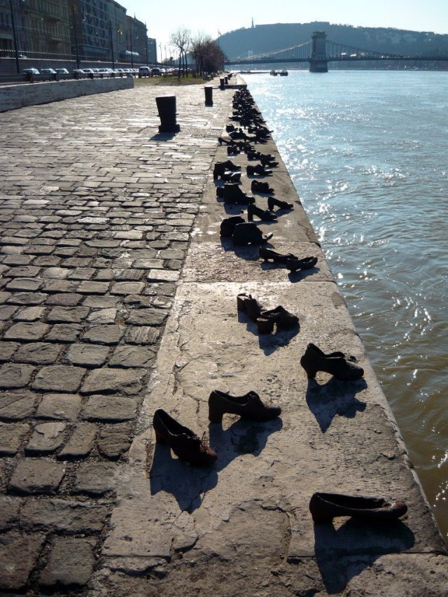 Shoes on the Danube Promenade